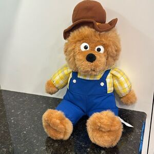 1996 The Berenstain Bears 18" Father Papa Bear Plush Doll Chosun Intl EUC